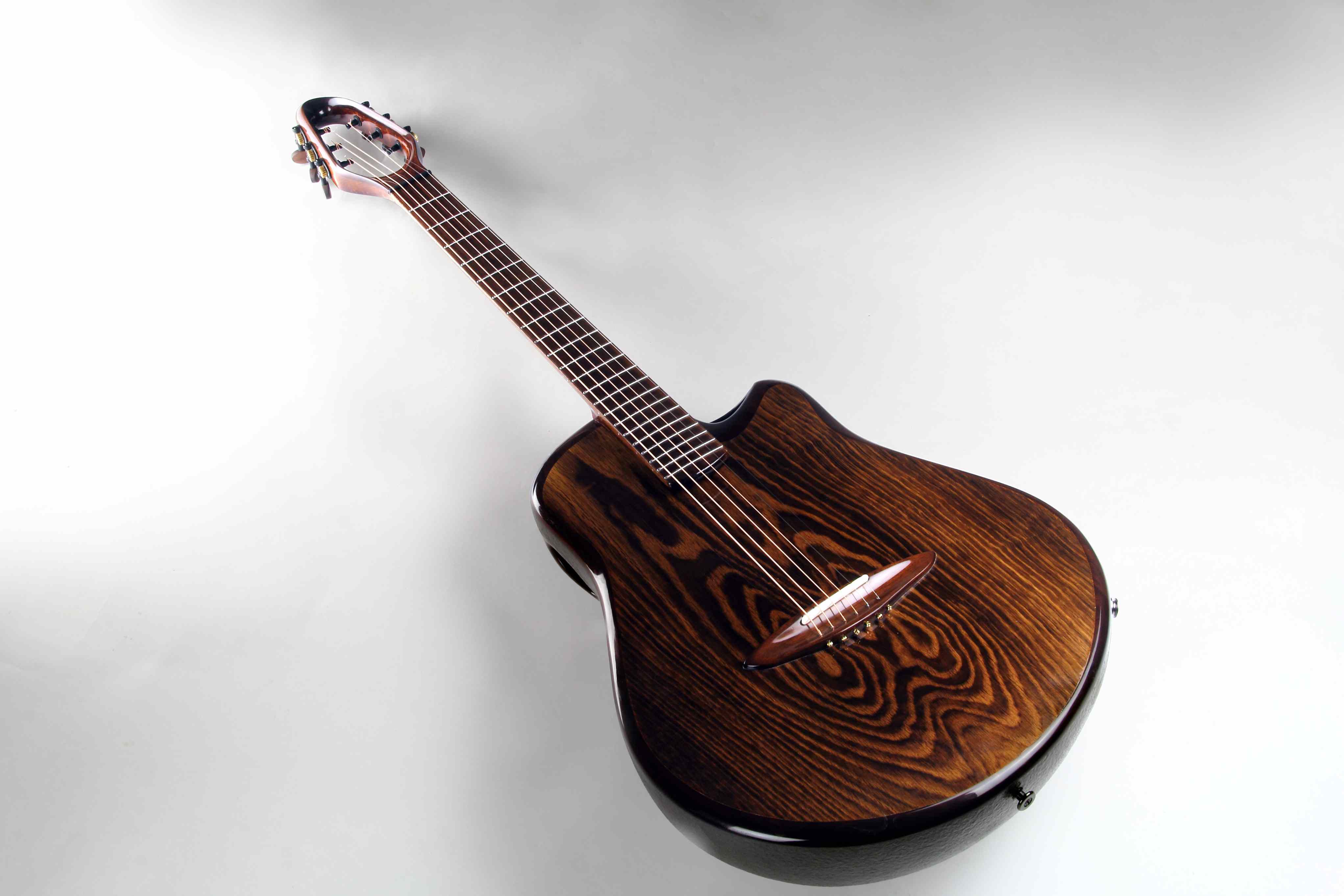 CannaGuitar with top from Sonoveneer oak, fretboard and bridge from Sonowood walnut