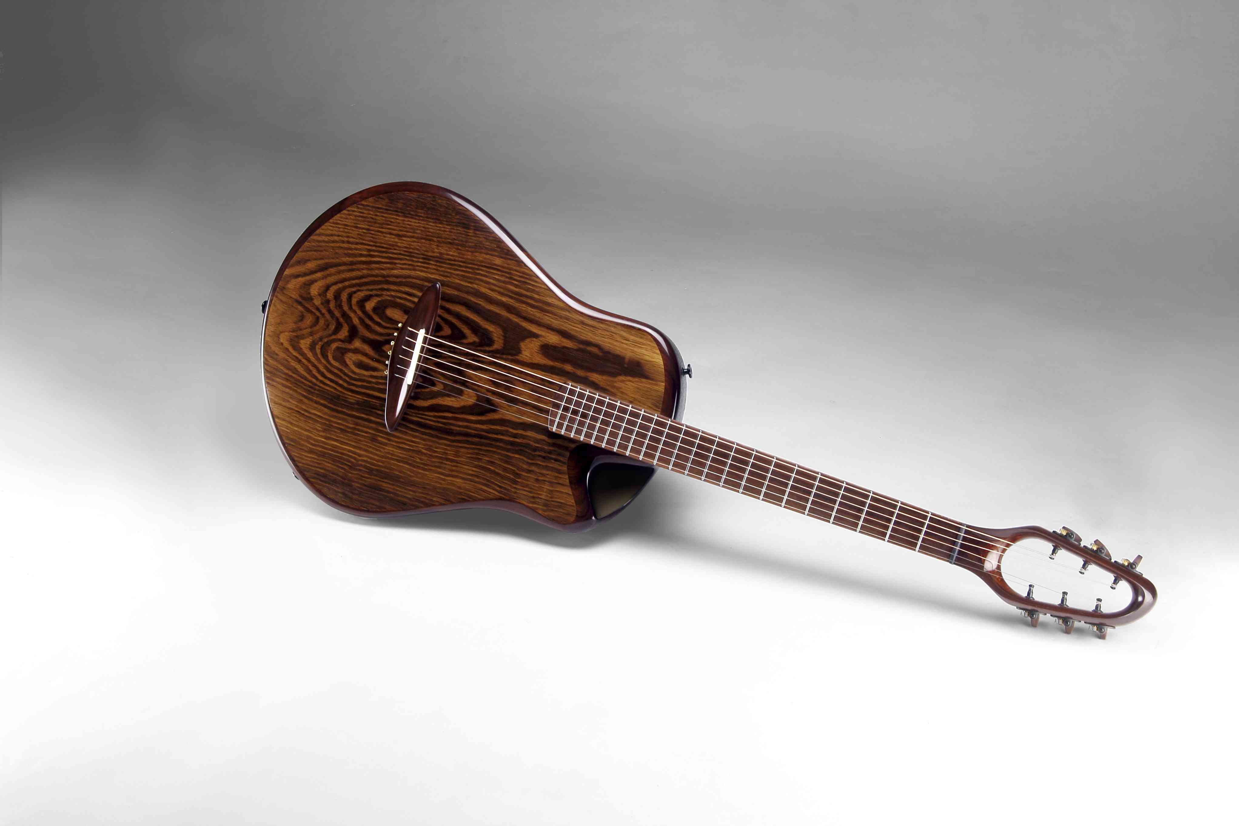 CannaGuitar with top from Sonoveneer oak, fretboard and bridge from Sonowood walnut
